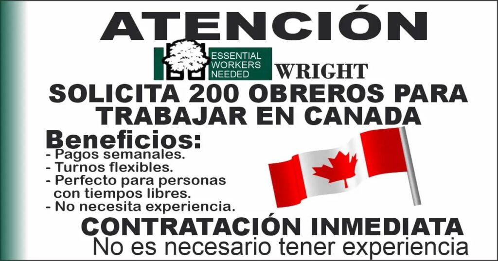 TRABAJA COMO OBRERO EN EL EXTRANJERO