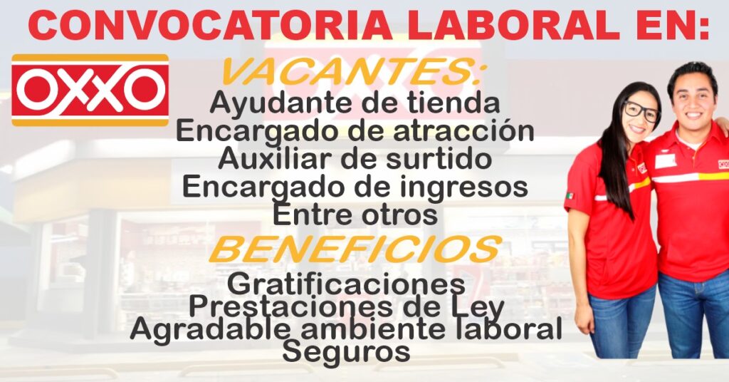 EMPLEOS OXXO PARA LATINOS CON O SIN EXPERIENCIA